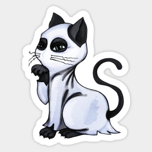 Ghost cat Sticker